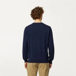 K-way Pull Homme Sebastien Coton Marine 7 K-way Pull Homme Sebastien Coton Marine -Maison Mode Magasin k way pull homme sebastien marine 1