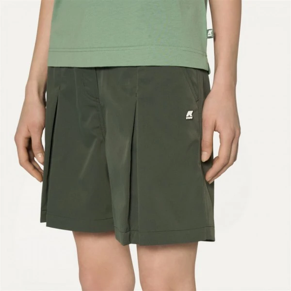 K-way Short Femme Randonnée Noise Twill Green Blackish 4 K-way Short Femme Randonnée Noise Twill Green Blackish – Image 2