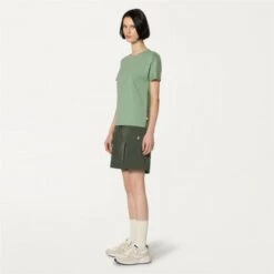 K-way Short Femme Randonnée Noise Twill Green Blackish 10 K-way Short Femme Randonnée Noise Twill Green Blackish -Maison Mode Magasin k way short femme randonnee noise twill green blackish 3