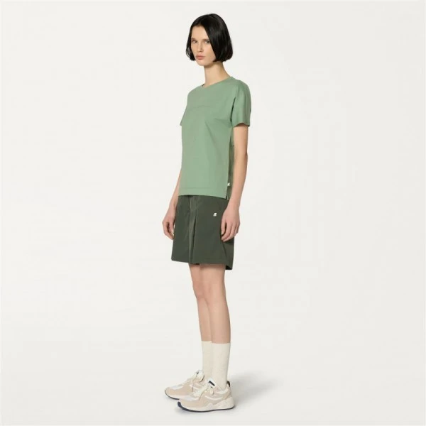 K-way Short Femme Randonnée Noise Twill Green Blackish 6 K-way Short Femme Randonnée Noise Twill Green Blackish – Image 4