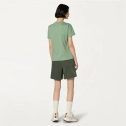 K-way Short Femme Randonnée Noise Twill Green Blackish 11 K-way Short Femme Randonnée Noise Twill Green Blackish -Maison Mode Magasin k way short femme randonnee noise twill green blackish 4