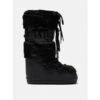 Moon Boot Bottes Icon Fausse Fourrure Noir -Maison Mode Magasin moon boot bottes icon fausse fourrure noir