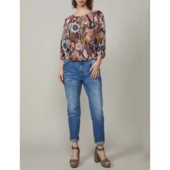 Summum Woman Top Semi-transparent Avec Imprimé -Maison Mode Magasin summum woman 3