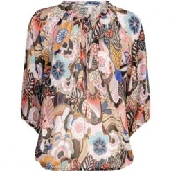 Summum Woman Top Semi-transparent Avec Imprimé -Maison Mode Magasin summum woman 4