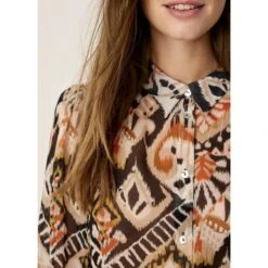 Summum Woman Chemisier Imprimé Ethnic -Maison Mode Magasin summum woman chemisier imprime ethnic 3