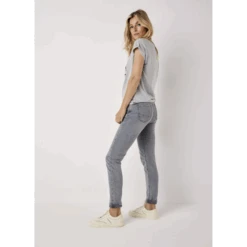 Summum Woman Jeans Skinny Haka Gris -Maison Mode Magasin summum woman jeans skinny haka gris 3